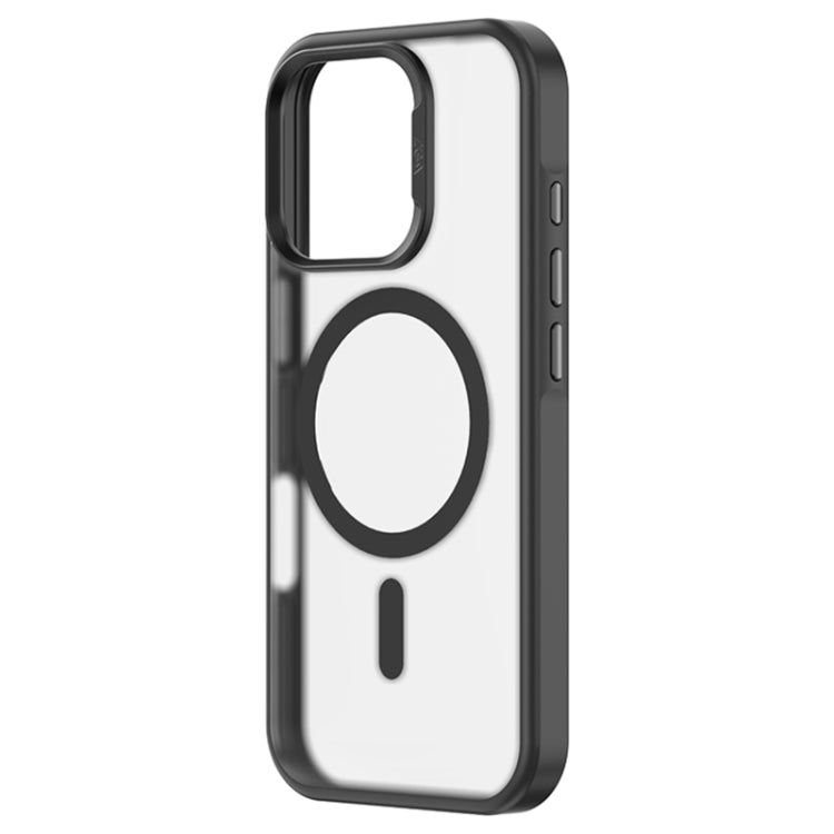 For iPhone 16 Plus ZGA Magsafe Frosted PC Hybrid TPU Phone Case(Black) - iPhone 16 Plus Cases by ZGA | Online Shopping South Africa | PMC Jewellery | Buy Now Pay Later Mobicred