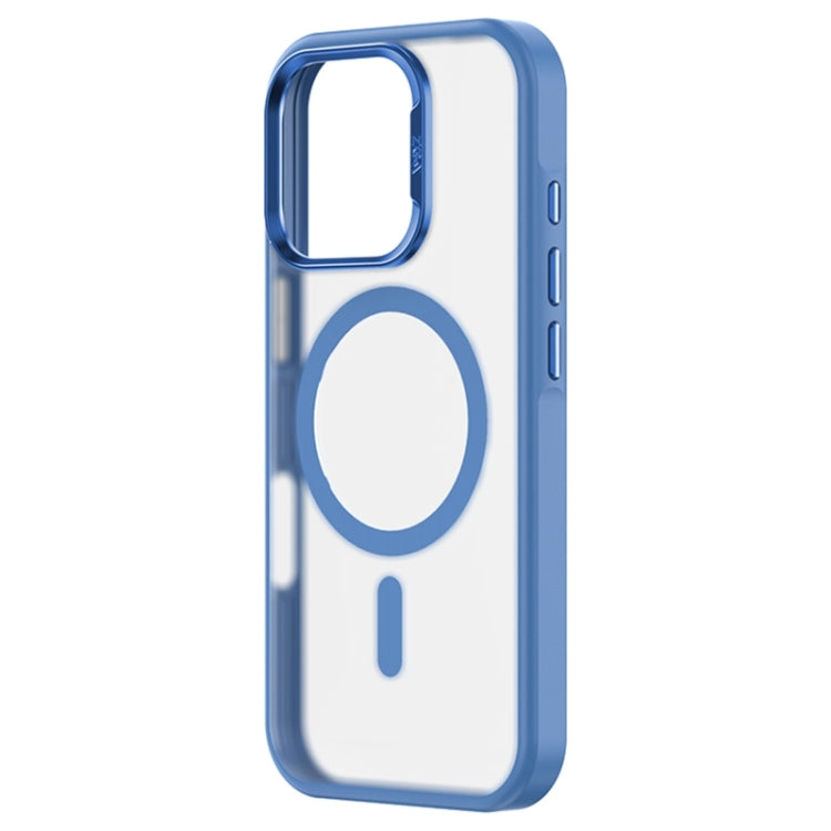 For iPhone 16 ZGA Magsafe Frosted PC Hybrid TPU Phone Case(Blue) - iPhone 16 Cases by ZGA | Online Shopping South Africa | PMC Jewellery | Buy Now Pay Later Mobicred