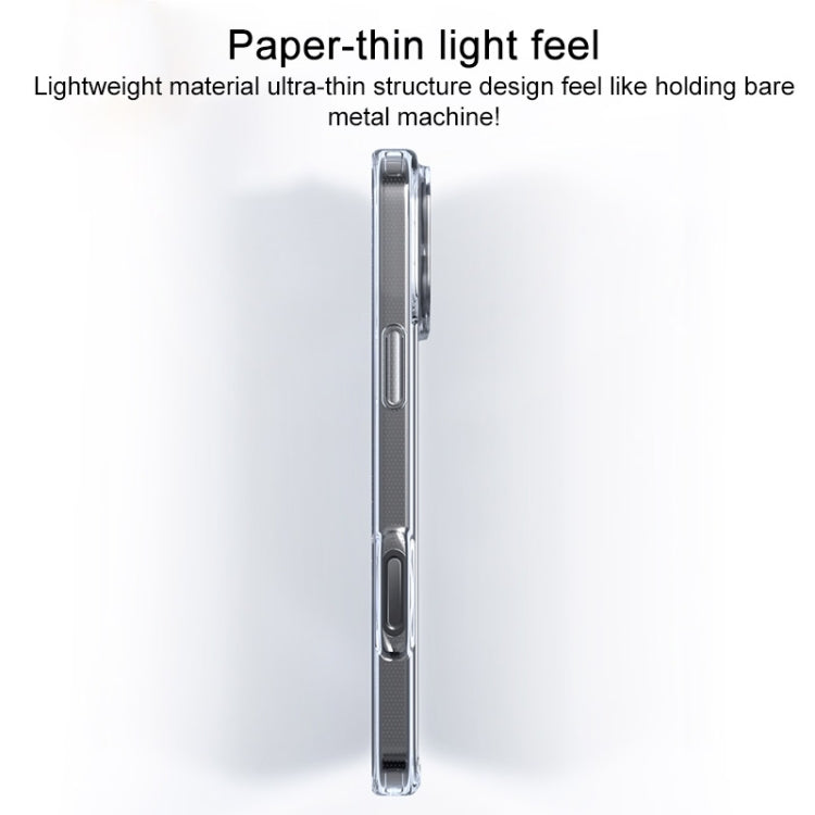 For iPhone 16 Plus TGVIS LEN Series MagSafe Magnetic Phone Case(Transparent) - iPhone 16 Plus Cases by TGVIS | Online Shopping South Africa | PMC Jewellery | Buy Now Pay Later Mobicred