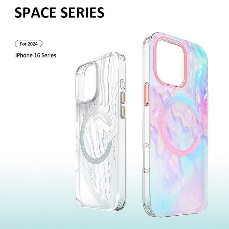 For iPhone 16 Pro TGVIS Grace Series MagSafe Magnetic Phone Case(Daisy) - iPhone 16 Pro Cases by TGVIS | Online Shopping South Africa | PMC Jewellery | Buy Now Pay Later Mobicred