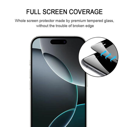 For iPhone 16 Pro Full Glue Screen Tempered Glass Film - iPhone 16 Pro Tempered Glass by PMC Jewellery | Online Shopping South Africa | PMC Jewellery | Buy Now Pay Later Mobicred