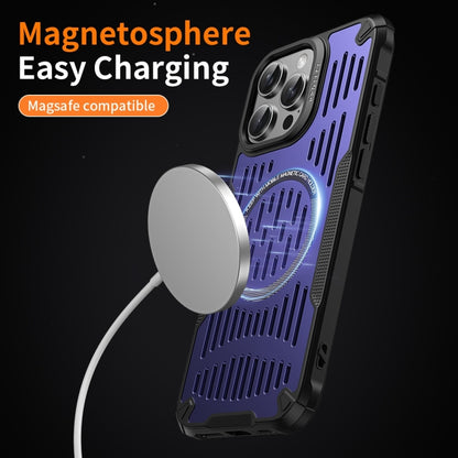 For iPhone 16 Plus Ice Front Cooling MagSafe Magnetic Phone Case(Black) - iPhone 16 Plus Cases by PMC Jewellery | Online Shopping South Africa | PMC Jewellery | Buy Now Pay Later Mobicred