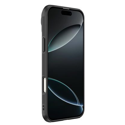 For iPhone 16 Pro Max NILLKIN Black Mirror Prop CD Texture Mirror Phone Case(Black) - iPhone 16 Pro Max Cases by NILLKIN | Online Shopping South Africa | PMC Jewellery | Buy Now Pay Later Mobicred