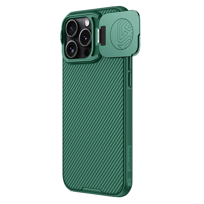 For iPhone 16 Pro Max NILLKIN Black Mirror Prop CD Texture Mirror Phone Case(Green) - iPhone 16 Pro Max Cases by NILLKIN | Online Shopping South Africa | PMC Jewellery | Buy Now Pay Later Mobicred