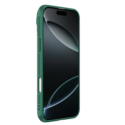 For iPhone 16 Pro Max NILLKIN Black Mirror Prop CD Texture Mirror Phone Case(Green) - iPhone 16 Pro Max Cases by NILLKIN | Online Shopping South Africa | PMC Jewellery | Buy Now Pay Later Mobicred