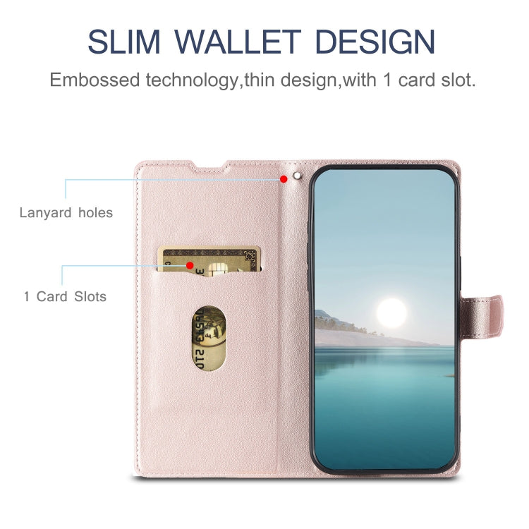 For Redmi K70 Voltage Ultra-thin Dot Leather Phone Case(Rose Gold) - K70 Cases by PMC Jewellery | Online Shopping South Africa | PMC Jewellery | Buy Now Pay Later Mobicred