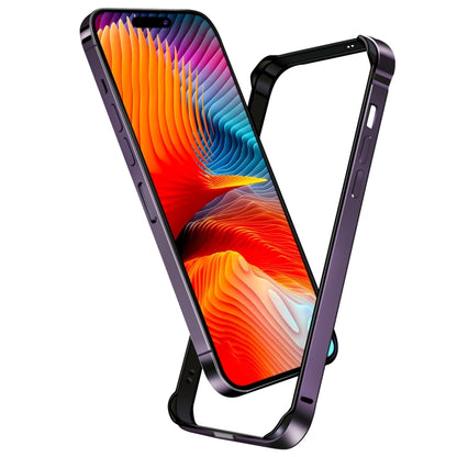 For iPhone 16 Pro TPU + Aluminum Alloy Frame Phone Case(Black) - iPhone 16 Pro Cases by PMC Jewellery | Online Shopping South Africa | PMC Jewellery | Buy Now Pay Later Mobicred