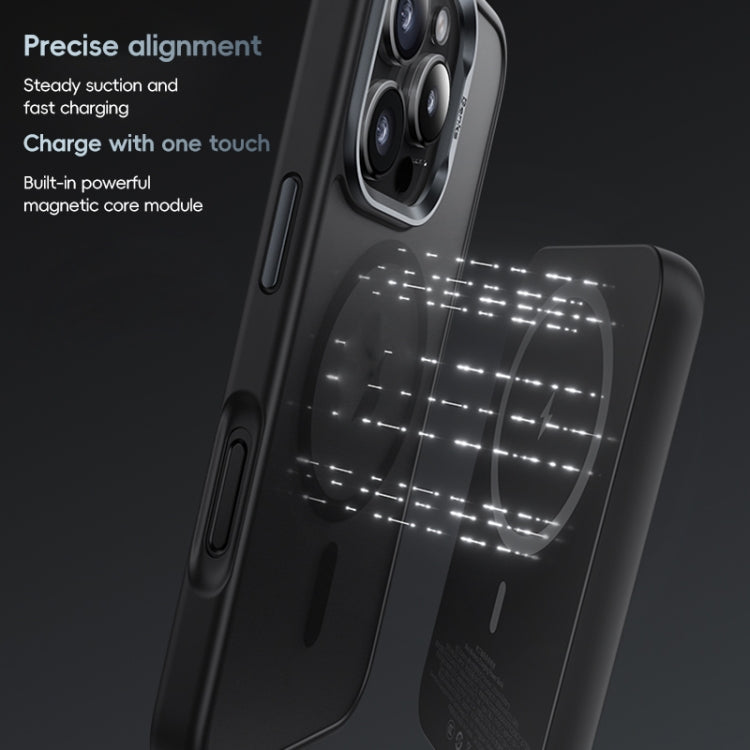 For iPhone 16 Pro Benks Skin Feel MagSafe Magnetic Shockproof Phone Case(Grey) - iPhone 16 Pro Cases by Benks | Online Shopping South Africa | PMC Jewellery | Buy Now Pay Later Mobicred