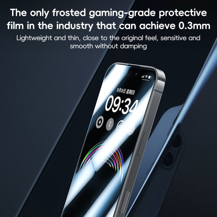 For iPhone 16 Pro Max Benks Ice Sense Gaming Frosted Tempered Glass Film - iPhone 16 Pro Max Tempered Glass by Benks | Online Shopping South Africa | PMC Jewellery | Buy Now Pay Later Mobicred