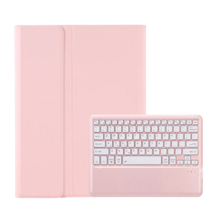 For Samsung Galaxy Tab S10 Ultra A910B Pen Slot Detachable Bluetooth Keyboard Leather Tablet Case(Pink) - Samsung Keyboard by PMC Jewellery | Online Shopping South Africa | PMC Jewellery | Buy Now Pay Later Mobicred