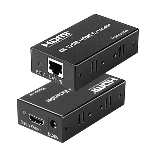 4K HDMI to RJ45 Network Extender, Transmission Distance: 120m(AU Plug) - Amplifier by PMC Jewellery | Online Shopping South Africa | PMC Jewellery | Buy Now Pay Later Mobicred