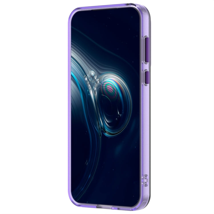 For Huawei Pura 70 Pro Candy PC Hybrid TPU Shockproof Phone Case(Purple) - Huawei Cases by PMC Jewellery | Online Shopping South Africa | PMC Jewellery | Buy Now Pay Later Mobicred