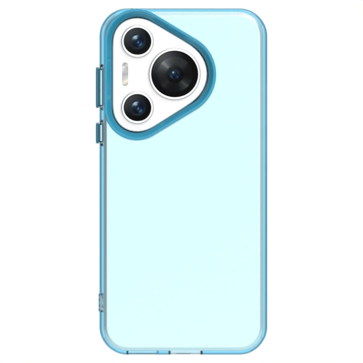 For Huawei Pura 70 Pro+ Candy PC Hybrid TPU Shockproof Phone Case(Blue) - Huawei Cases by PMC Jewellery | Online Shopping South Africa | PMC Jewellery | Buy Now Pay Later Mobicred