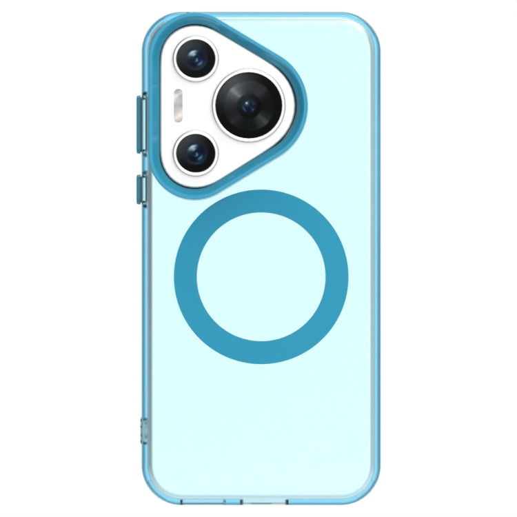 For Huawei Pura 70 Pro Candy Magsafe PC Hybrid TPU Phone Case(Blue) - Huawei Cases by PMC Jewellery | Online Shopping South Africa | PMC Jewellery | Buy Now Pay Later Mobicred