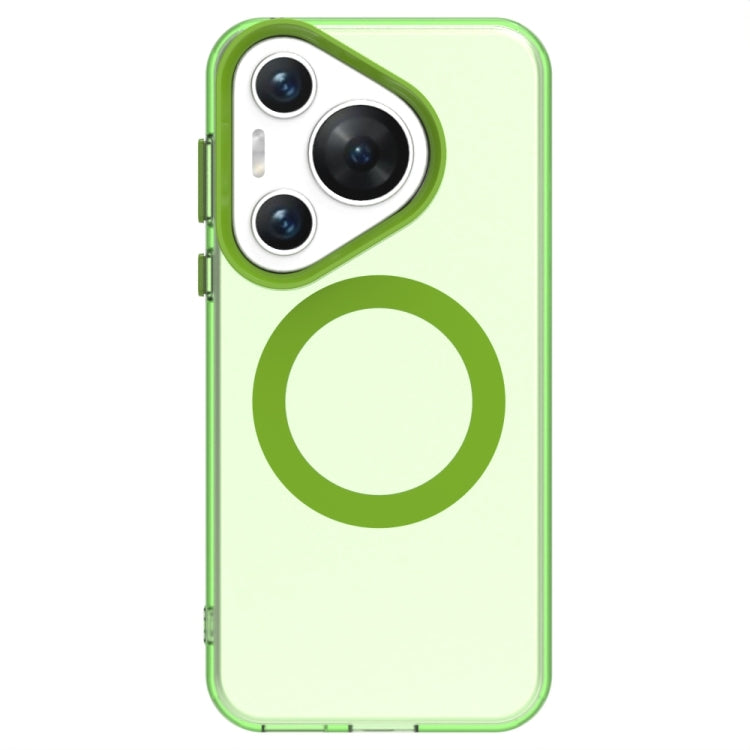 For Huawei Pura 70 Pro+ Candy Magsafe PC Hybrid TPU Phone Case(Green) - Huawei Cases by PMC Jewellery | Online Shopping South Africa | PMC Jewellery | Buy Now Pay Later Mobicred