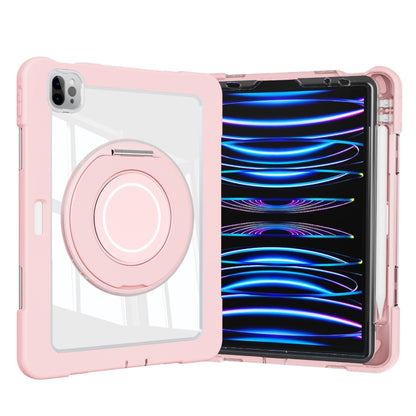 For iPad Pro 11 2022 / 2021 / 2020 Crystal Armor PC Hybrid TPU Tablet Case(Pink) - iPad Pro 11 (2022/2021) Cases by PMC Jewellery | Online Shopping South Africa | PMC Jewellery | Buy Now Pay Later Mobicred