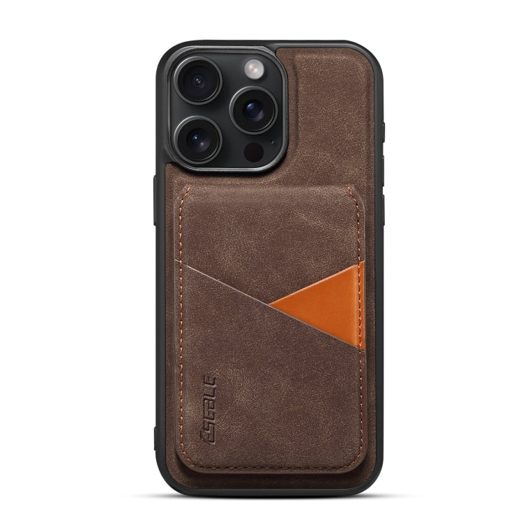 For iPhone 16 Pro Max ESEBLE E2 Retro Texture Card Slots MagSafe RFID Leather Case(Coffee) - iPhone 16 Pro Max Cases by ESEBLE | Online Shopping South Africa | PMC Jewellery | Buy Now Pay Later Mobicred