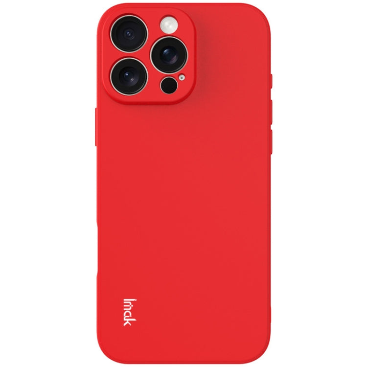 For iPhone 16 Pro Max imak UC-4 Series Straight Edge TPU Phone Case(Red) - iPhone 16 Pro Max Cases by imak | Online Shopping South Africa | PMC Jewellery | Buy Now Pay Later Mobicred