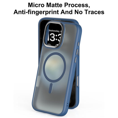 For iPhone 16 Pro Mutural Skin Feel Series Frosted MagSafe Magnetic Phone Case(Light Blue) - iPhone 16 Pro Cases by Mutural | Online Shopping South Africa | PMC Jewellery | Buy Now Pay Later Mobicred