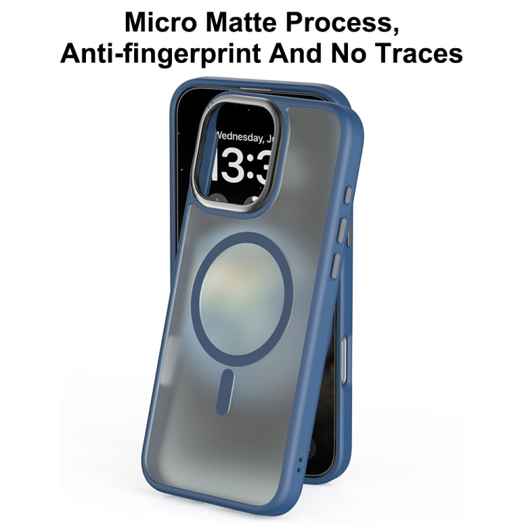 For iPhone 16 Pro Max Mutural Skin Feel Series Frosted MagSafe Magnetic Phone Case(Black) - iPhone 16 Pro Max Cases by Mutural | Online Shopping South Africa | PMC Jewellery | Buy Now Pay Later Mobicred