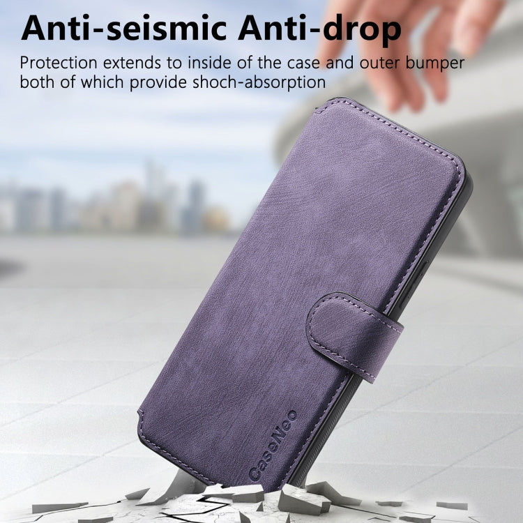 For Motorola Moto G 5G 2024 CaseNeo MagSafe RFID Anti-theft Retro Leather Phone Case(Purple) - Motorola Cases by CaseNeo | Online Shopping South Africa | PMC Jewellery | Buy Now Pay Later Mobicred