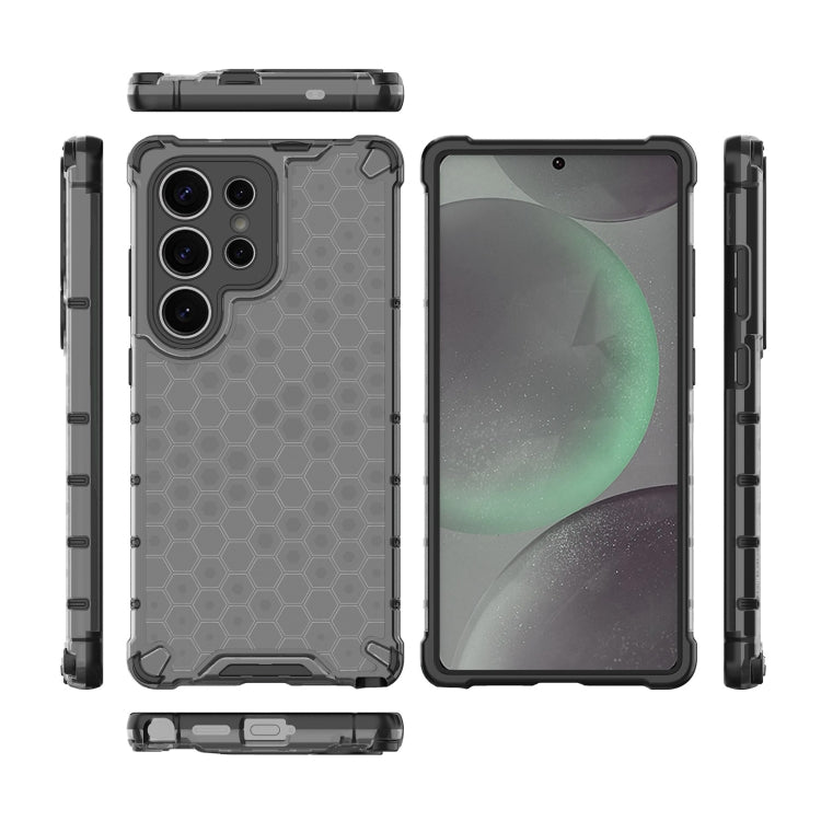 For Samsung Galaxy S25 Ultra 5G Honeycomb Shockproof Phone Case(Black) - Galaxy S25 Ultra 5G Cases by PMC Jewellery | Online Shopping South Africa | PMC Jewellery | Buy Now Pay Later Mobicred