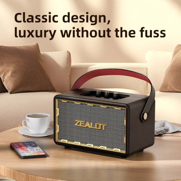 Zealot MT01 Retro Card Portable Wireless Bluetooth Speaker(White) - Desktop Speaker by ZEALOT | Online Shopping South Africa | PMC Jewellery | Buy Now Pay Later Mobicred