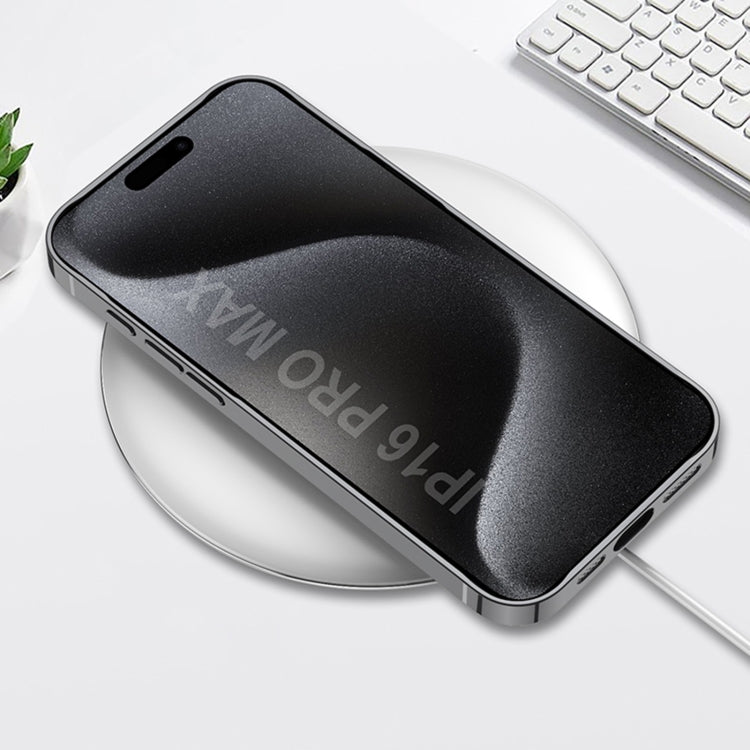 For iPhone 16 Pro GKK Plating Leather Wave MagSafe Phone Case(Black) - iPhone 16 Pro Cases by GKK | Online Shopping South Africa | PMC Jewellery | Buy Now Pay Later Mobicred