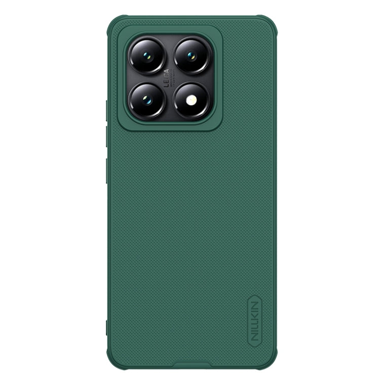 For Xiaomi 14T Pro NILLKIN Frosted Shield Pro PC + TPU Phone Case(Green) - 14T Pro Cases by NILLKIN | Online Shopping South Africa | PMC Jewellery | Buy Now Pay Later Mobicred