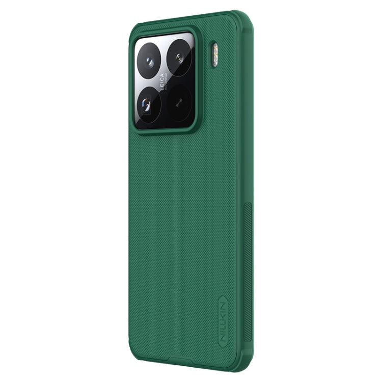 For Xiaomi 15 Pro NILLKIN Frosted Shield Pro PC + TPU Phone Case(Green) - 15 Pro Cases by NILLKIN | Online Shopping South Africa | PMC Jewellery | Buy Now Pay Later Mobicred