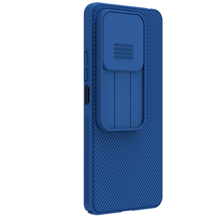 For Redmi Note 14 5G NILLKIN Black Mirror Series Camshield PC Phone Case(Blue) - Note 14 Cases by NILLKIN | Online Shopping South Africa | PMC Jewellery | Buy Now Pay Later Mobicred