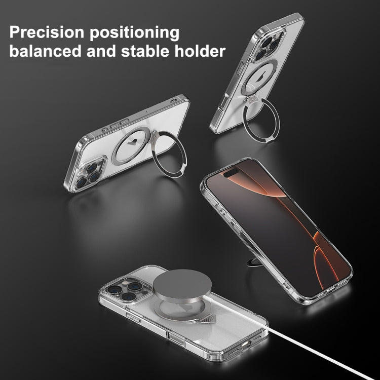 For iPhone 16 Pro SULADA Transparent MagSafe Magnetic Holder Phone Case - iPhone 16 Pro Cases by SULADA | Online Shopping South Africa | PMC Jewellery | Buy Now Pay Later Mobicred