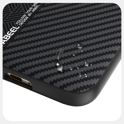 For Huawei Pura 70 Ultra ABEEL 6D Micro Relief MagSafe Magnetic Phone Case(Carbon Fiber Black) - Huawei Cases by PMC Jewellery | Online Shopping South Africa | PMC Jewellery | Buy Now Pay Later Mobicred