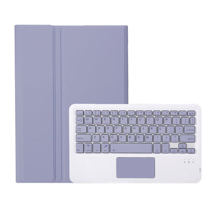 For Xiaomi Pad 7 / 7 Pro 11.2 inch A0N13-A Ultra-thin Detachable Bluetooth Keyboard Leather Tablet Case with Touchpad(Lavender White) - Others Keyboard by PMC Jewellery | Online Shopping South Africa | PMC Jewellery | Buy Now Pay Later Mobicred