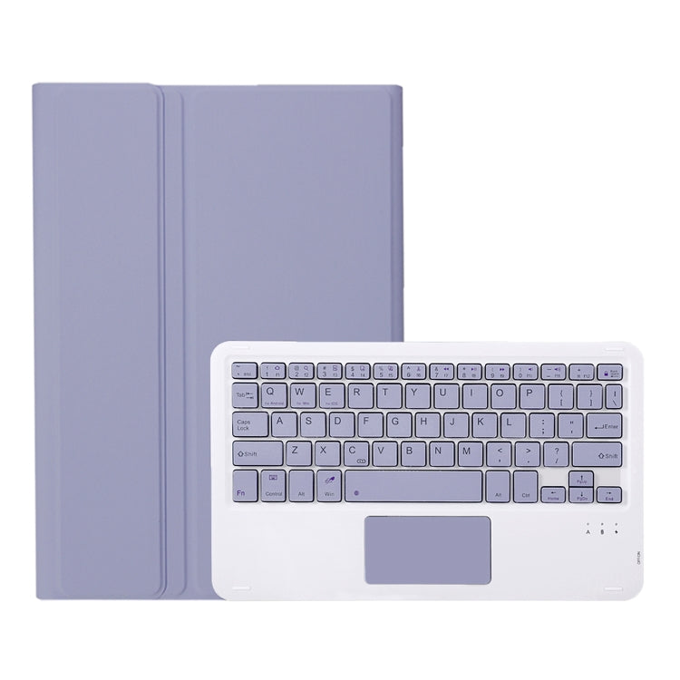 For Huawei MatePad 11.5 S 2024 AH20-A Ultra-thin Detachable Bluetooth Keyboard Leather Tablet Case with Touchpad(Lavender White) - Others Keyboard by PMC Jewellery | Online Shopping South Africa | PMC Jewellery | Buy Now Pay Later Mobicred