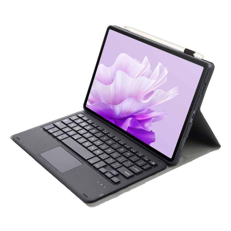 For Honor Pad X9 / X8 Pro 11.5 AH15-A Ultra-thin Detachable Bluetooth Keyboard Leather Tablet Case with Touchpad(Black) - Others Keyboard by PMC Jewellery | Online Shopping South Africa | PMC Jewellery | Buy Now Pay Later Mobicred