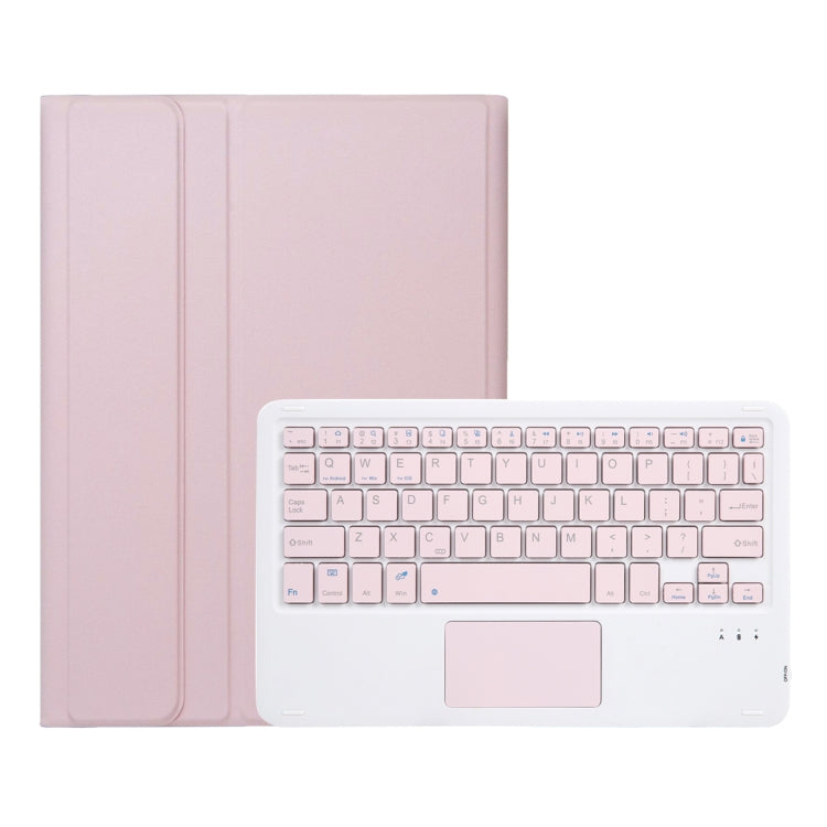 For Honor Pad X9 / X8 Pro 11.5 AH15-A Ultra-thin Detachable Bluetooth Keyboard Leather Tablet Case with Touchpad(Pink White) - Others Keyboard by PMC Jewellery | Online Shopping South Africa | PMC Jewellery | Buy Now Pay Later Mobicred