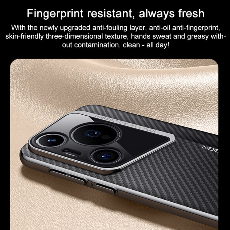 For Huawei Pura 70 Carbon Fiber Texture PC Phone Case(Black) - Huawei Cases by PMC Jewellery | Online Shopping South Africa | PMC Jewellery | Buy Now Pay Later Mobicred