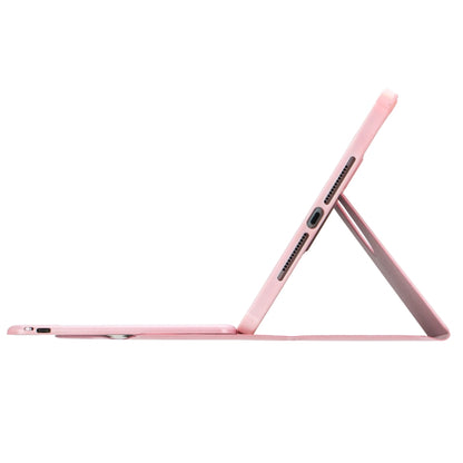 For iPad Pro 11 2024 L13-B 360 Rotation Acrylic Transparent Bluetooth Keyboard Leather Case(Pink) - For iPad Pro by PMC Jewellery | Online Shopping South Africa | PMC Jewellery | Buy Now Pay Later Mobicred