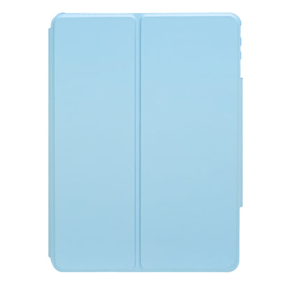 For iPad Pro 11 2024 L13-B 360 Rotation Acrylic Transparent Bluetooth Keyboard Leather Case(Blue) - For iPad Pro by PMC Jewellery | Online Shopping South Africa | PMC Jewellery | Buy Now Pay Later Mobicred