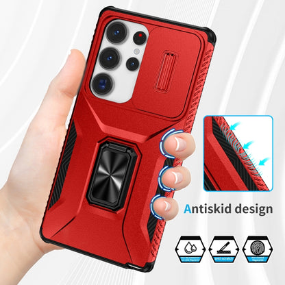 For Samsung Galaxy S25 Ultra 5G Sliding Camshield Holder Phone Case(Red) - Galaxy S25 Ultra 5G Cases by PMC Jewellery | Online Shopping South Africa | PMC Jewellery | Buy Now Pay Later Mobicred