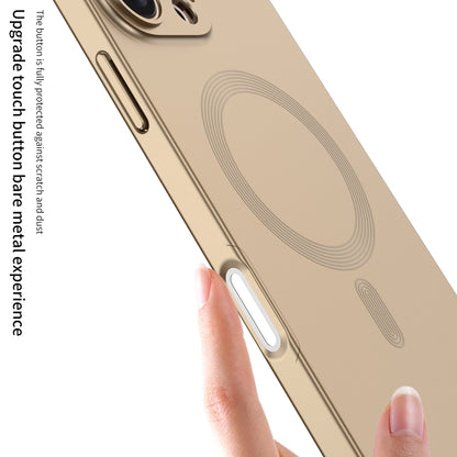 For iPhone 16 Pro Max GKK MagSafe Full Coverage Phone Case(Gold) - iPhone 16 Pro Max Cases by GKK | Online Shopping South Africa | PMC Jewellery | Buy Now Pay Later Mobicred