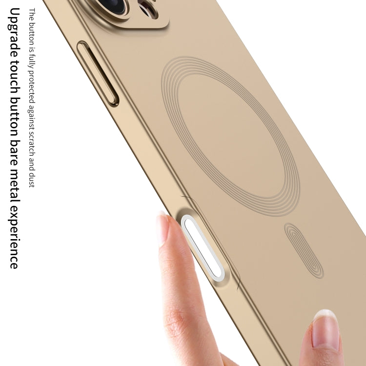 For iPhone 16 Pro GKK MagSafe Full Coverage Phone Case(Gold) - iPhone 16 Pro Cases by GKK | Online Shopping South Africa | PMC Jewellery | Buy Now Pay Later Mobicred