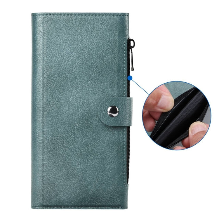 For iPhone 16 Pro Max ViLi GVS-C Series MagSafe Magnetic RFID Leather Flip Phone Case(Green) - iPhone 16 Pro Max Cases by ViLi | Online Shopping South Africa | PMC Jewellery | Buy Now Pay Later Mobicred