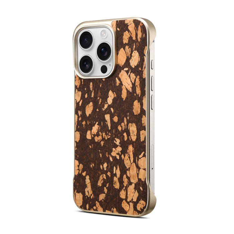 For iPhone 16 Denior A18 WoodenPaint MagSafe Phone Case(Brown) - iPhone 16 Cases by Denior | Online Shopping South Africa | PMC Jewellery | Buy Now Pay Later Mobicred