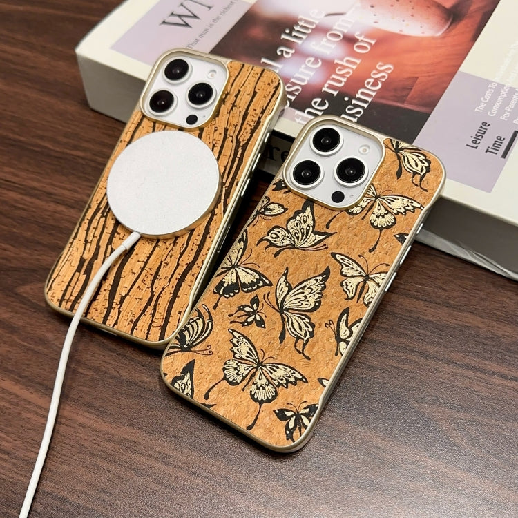 For iPhone 16 Denior A18 WoodenPaint MagSafe Phone Case(Tree Pattern) - iPhone 16 Cases by Denior | Online Shopping South Africa | PMC Jewellery | Buy Now Pay Later Mobicred