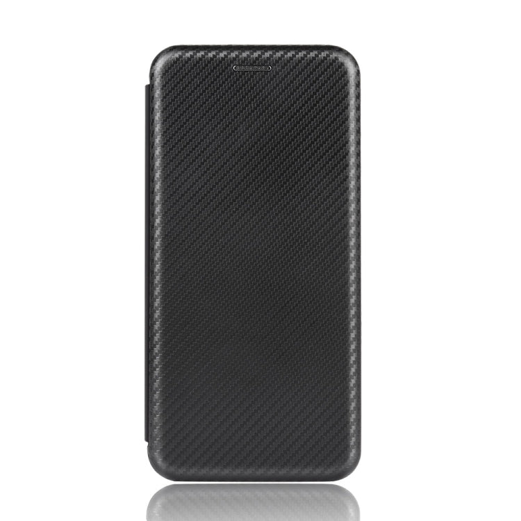 For BlackBerry KEY2 Carbon Fiber Texture Horizontal Flip TPU + PC + PU Leather Case with Card Slot(Black) - BlackBerry by PMC Jewellery | Online Shopping South Africa | PMC Jewellery