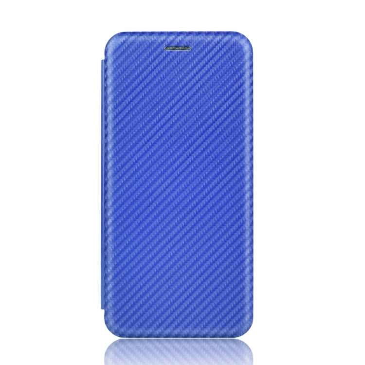 For Blackview BV5500 / BV5500 Pro / BV5500 Plus Carbon Fiber Texture Horizontal Flip TPU + PC + PU Leather Case with Card Slot(Blue) - More Brand by PMC Jewellery | Online Shopping South Africa | PMC Jewellery | Buy Now Pay Later Mobicred