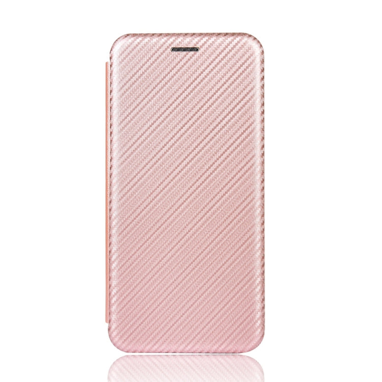 For Blackview BV5500 / BV5500 Pro / BV5500 Plus Carbon Fiber Texture Horizontal Flip TPU + PC + PU Leather Case with Card Slot(Pink) - More Brand by PMC Jewellery | Online Shopping South Africa | PMC Jewellery | Buy Now Pay Later Mobicred