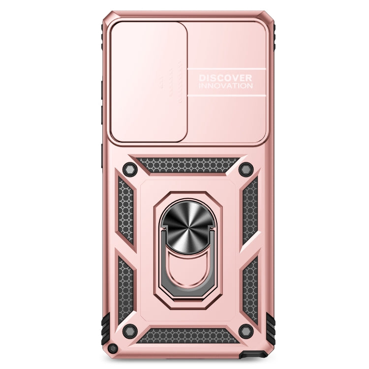 For Samsung Galaxy S25 Ultra 5G Sliding Camshield Holder Phone Case(Rose Gold) - Galaxy S25 Ultra 5G Cases by PMC Jewellery | Online Shopping South Africa | PMC Jewellery | Buy Now Pay Later Mobicred